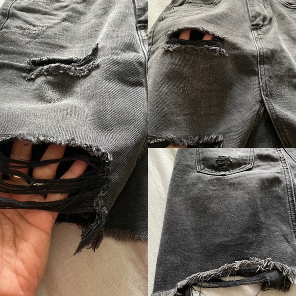 FOREVER 21 denim charcoal pencil skirt - Picture 8 of 8